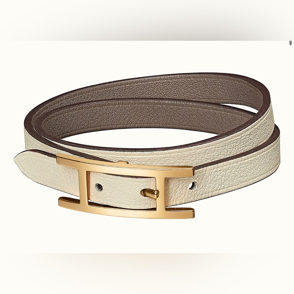 Hermes Behapi Double Tour Bracelet - image 2